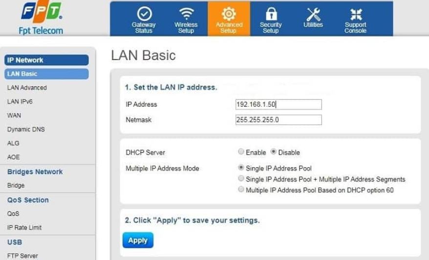 modem wifi FPT G97RG6M