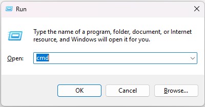 Kiểm tra ping bằng Command Prompt (CMD)