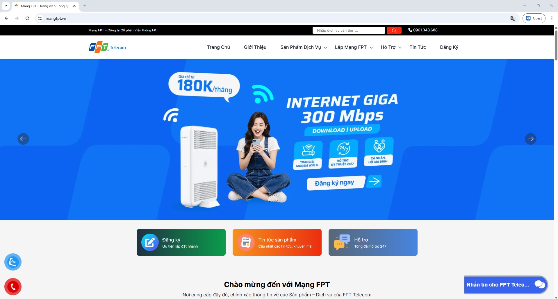 Hướng dẫn cách đăng ký lắp mạng FPT tại MangFPT.vn Đăng ký lắp mạng FPT tại MangFPT.vn