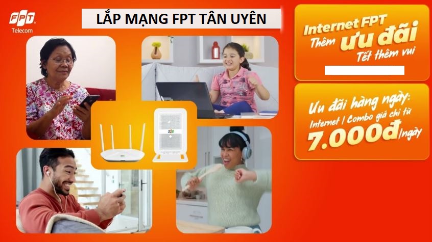 Lắp mạng WiFi FPT Tân Uyên