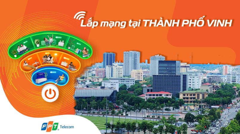 Lắp mạng FPT thành phố Vinh