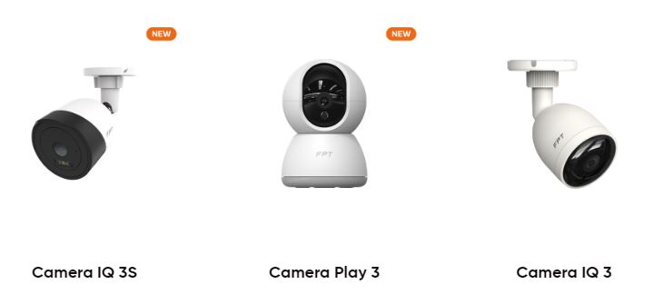 Một số dòng camera AI FPT đang cung cấp